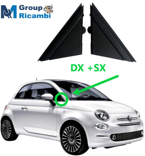 Fiat 500 triangolini nero - 500,