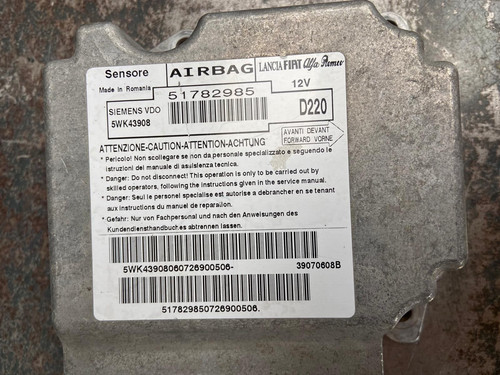 Fiat 500 centralina airbag - fiat,