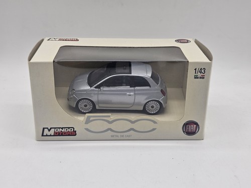 Fiat 500 argento mondo - fiat, 1:43