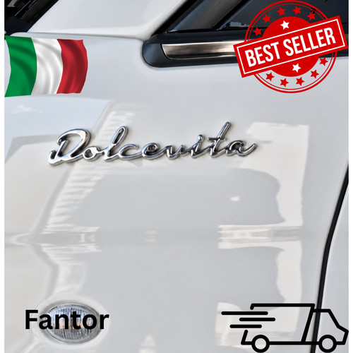 Fiat 500 dolcevita emblema - dolcevita,