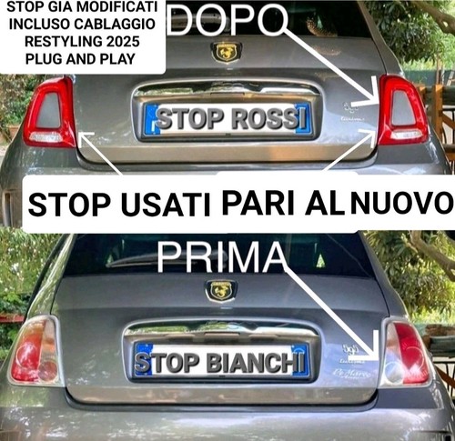 Fiat 500 stop fari - fiat,