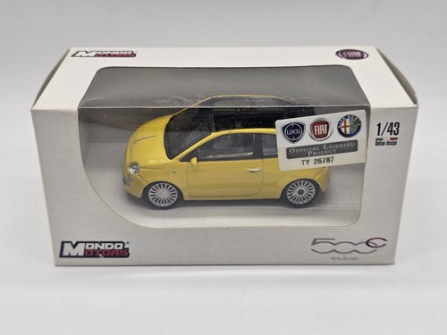 Fiat 500 giallo 43 mondo - 1:43,