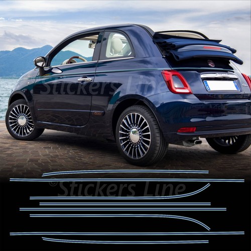Adesivi fiat 500 riva fasce - riva,
