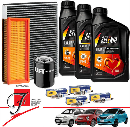 Kit tagliando candele - candele, fiat