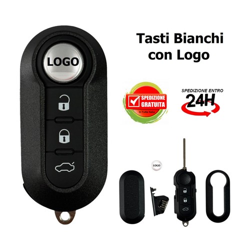Guscio telecomando chiave fiat - guscio,